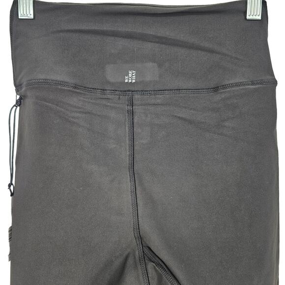 Revolve WeWoreWhat Womans size S Lace-Up Biker Shorts in Black 6" Inseam NEW - Picture 5 of 8